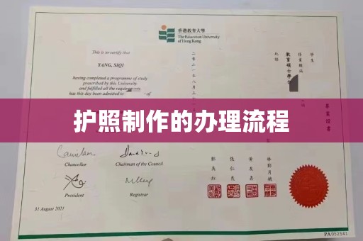 藤县护照制作的办理流程