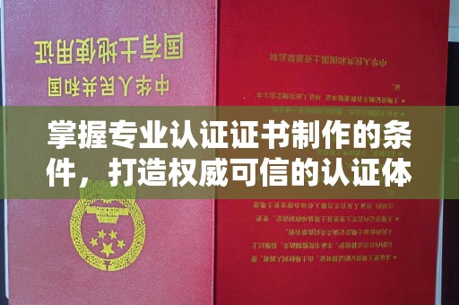 藤县掌握专业认证证书制作的条件，打造权威可信的认证体系