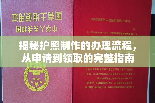 藤县揭秘护照制作的办理流程，从申请到领取的完整指南