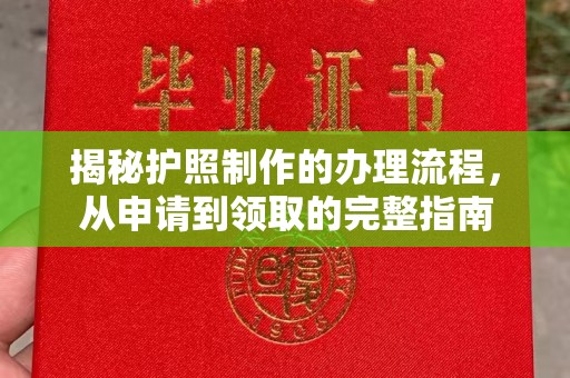 藤县揭秘护照制作的办理流程，从申请到领取的完整指南