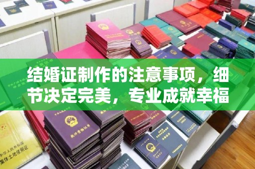 藤县结婚证制作的注意事项，细节决定完美，专业成就幸福